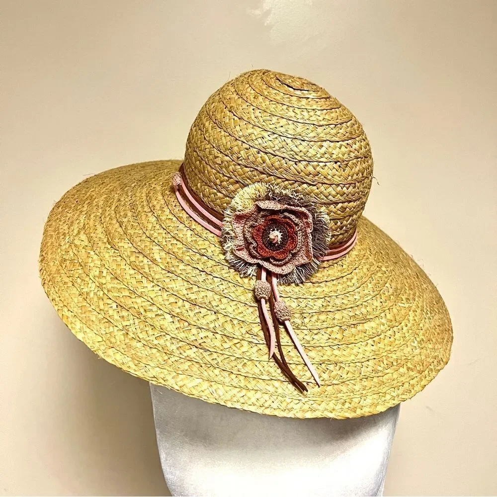 Callahan raffia braided hat.   Size S